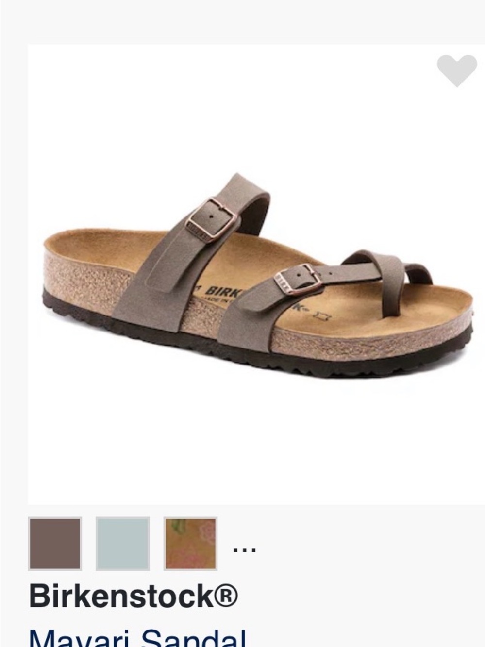 Birkenstock Mayari Sandal in Brown Taupe